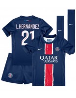 Paris Saint-Germain Lucas Hernandez #21 Kotipaita Lasten 2024-25 Lyhythihainen (+ shortsit)